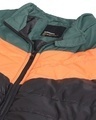 Shop Men's Multicolor Color Block Plus Size Puffer Jacket