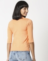 Shop Orange Rush 3/4th Sleeve Slim Fits T-Shirt-Full