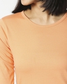 Shop Orange Rush 3/4th Sleeve Slim Fits T-Shirt