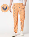 Shop Orange Rush AOP Pyjamas-Front