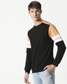 Shop Orange Rush Colorblock Fleece Sweatshirt-Design