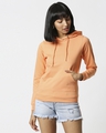 Shop Orange Rush Fleece Hoodie-Design