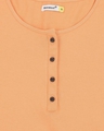 Shop Orange Rush Full Sleeves Henley T-Shirt