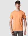 Shop Orange Rush Half Sleeves T-Shirt-Front