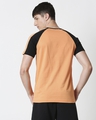Shop Orange Rush Shoulder Sleeve Raglan T-Shirt-Full