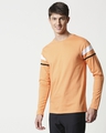 Shop Orange Rush Sports Trim Full Sleeves-Full