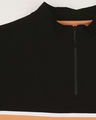 Shop Orange Rush Turtle Neck Zipper Fleece Sweatshirt