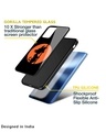 Shop Orange Silhouette Premium Glass Case for Realme C12 (Shock Proof, Scratch Resistant)-Design