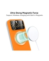 Shop Orange Silicon Magsafe Case with Stand for Apple iPhone 15