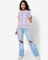 Shop Women's Orchid Petal All Over Printed T-shirt-Full