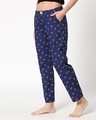 Shop Women's Blue All Over Bird Printed Pyjamas-Design