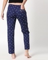 Shop Women's Blue All Over Bird Printed Pyjamas-Full