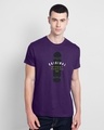 Shop Original Street Fashion Half Sleeve T-Shirt Parachute Purple-Front