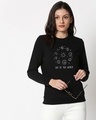 Shop Out Of The World Fleece Sweatshirt Black-Front