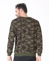 Shop Outdoor Green Camouflage Crew Neck Sweatshirt-Full