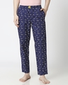Shop Outer Space All Over Printed Pyjamas-Front