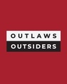 Shop Outlaws & Outsiders Half Sleeve T-Shirt Bold Red