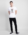 Shop Overrated Half Sleeve T-Shirt (DL) White-Design