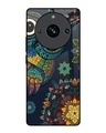 Shop Owl Art Premium Glass Case for Realme 11 Pro+ 5G (Shock Proof, Scratch Resistant)-Front