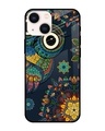 Shop Owl Art Printed Premium Glass Cover for Apple iPhone 14 Plus (Shock Proof, Scratch Resistant)-Front