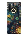 Shop Owl Art Printed Premium Glass Cover For OnePlus Nord (Impact Resistant, Matte Finish)-Front
