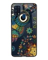 Shop Owl Art Printed Premium Glass Cover For Samsung Galaxy M31(Impact Resistant, Matte Finish)-Front