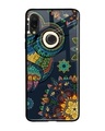 Shop Owl Art Printed Premium Glass Cover For Xiaomi Redmi Note 7 Pro (Impact Resistant, Matte Finish)-Front