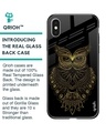 Shop Owl Printed Silicon Glass Cover for Apple iPhone XS Max (Light Weight, Impact Resistant)-Design