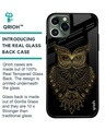 Shop Owl Printed Silicon Glass Cover For iPhone 11 Pro (Light Weight, Impact Resistant)-Design