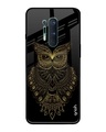 Shop Owl Printed Silicon Glass Cover For OnePlus 8 Pro (Light Weight, Impact Resistant)-Front