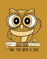 Shop Owl You Need Is Love Boyfriend T-Shirt