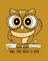 Shop Owl You Need Is Love Fleece Sweatshirt-Full