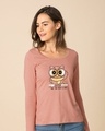 Shop Owl You Need Is Love Scoop Neck Full Sleeve T-Shirt-Front