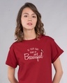Shop Own Kind Of Beautiful Boyfriend T-Shirt-Front
