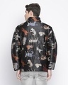 Shop Men's Black Animal Print Reversible Jacket-Design