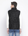 Shop Men's Black Geometric Print Reversible Jacket-Design