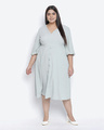 Shop Women's Grey Regular Fit Dress-Design