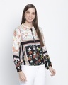 Shop Women's Multicolor Floral Print Jacket-Full
