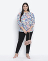 Shop Women's Multicolor Floral Print Regular Fit Top-Full