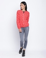 Shop Women's Red Floral Print Jacket