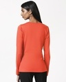 Shop Women's Red Slim Fit T-Shirt-Design