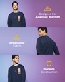 Shop Pack of 2 Men's Black & Purple Oversized T-shirt