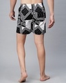 Shop Pack of 2 Men's Black & White Paisley Printed Boxers