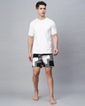 Shop Pack of 2 Men's Black & White Paisley Printed Boxers
