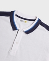 Shop Pack of 2 Men's White & Blue Polo T-shirts