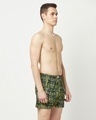 Shop Pack of 2 Men's Black & Blue All Over Printed Boxers-Full
