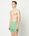 Shop Pack of 2 Men's Green & Blue All Over Printed Boxers