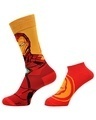 Shop Pack Of 2 Men's Red Marvel & Avengers Printed Socks-Front