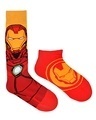 Shop Pack Of 2 Men's Red Marvel & Avengers Printed Socks-Design