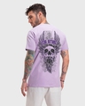 Shop Pack of 2 Men's Purple & White Printed T-shirts-Design